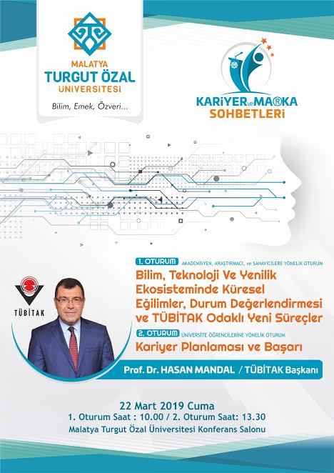 TÜBİTAK Başkanı Prof. Dr. Mandal, MTÜ’ye geliyor