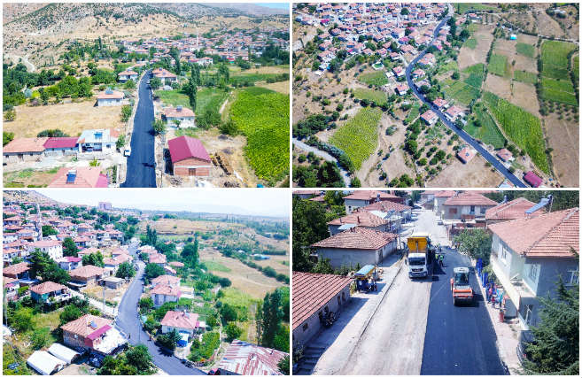Malatya Büyükşehir Belediyesi Doğanşehir’de asfaltlama ve yol bakım-onarım çalışmaları yapıyor.