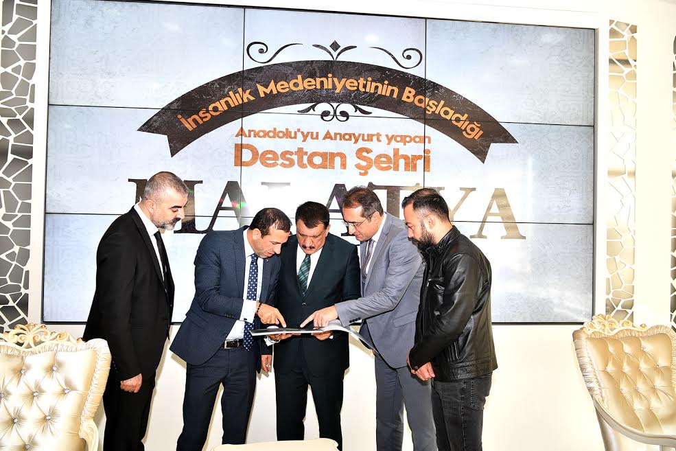 Malatyaspor Başkanı Adil Gevrek, Başkan Gürkan’ı ziyaret etti