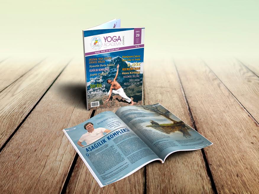 Dünyada ilk ve tek : gerçek yoga dergisi