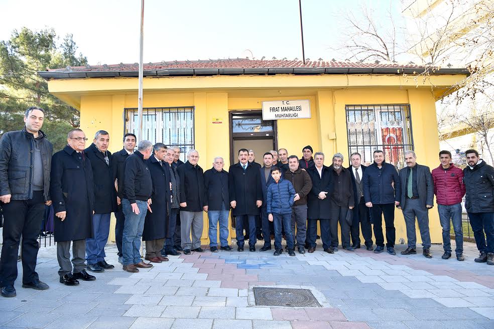 Başkan Gürkan, Fırat Mahallesini ziyaret etti