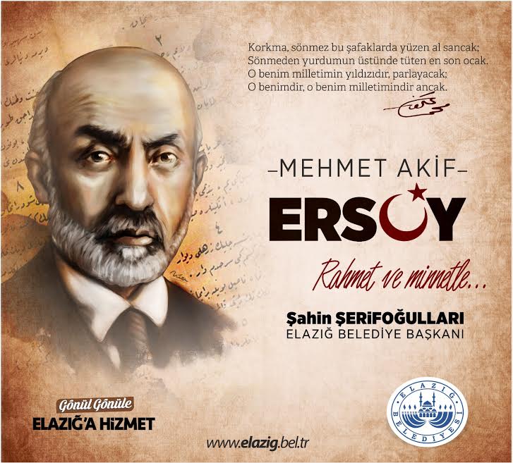 Başkan Şerifoğulları’ndan İstiklal Marşı’nın kabulü ve Mehmet Akif Ersoy’u anma günü mesajı