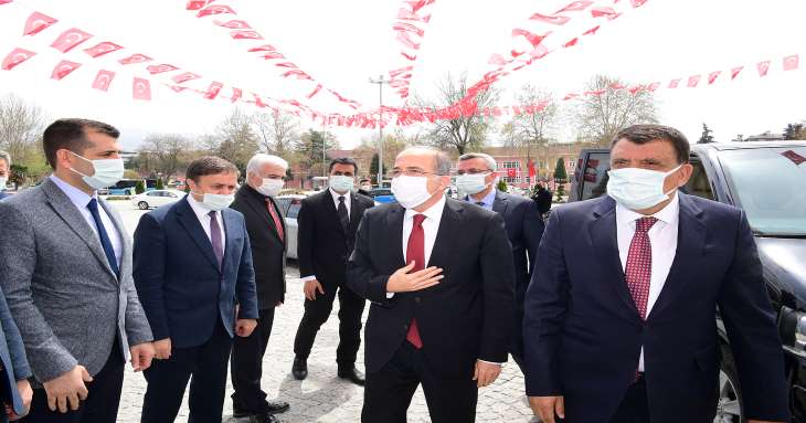Milli Savunma Bakan Yardımcı Alpay’dan Başkan Gürkan’a ziyaret