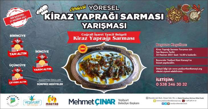 Yemek Ustaları, Kiraz Yaprağı Sarması İçin Yarışacak