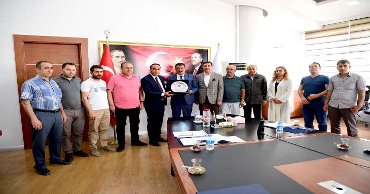 TÜRES Derneği Malatya Şubesinden Başkan Gürkan’a ziyaret
