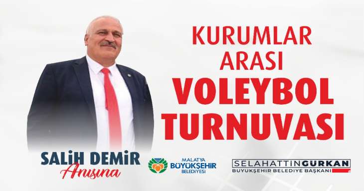 Malatya Büyükşehir Belediyesi, Kurumlar Arası Voleybol ve Futbol Turnuvası Düzenliyor