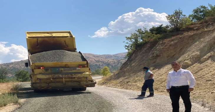 Doğanyol’da Yol Ve Asfalt Çalışması