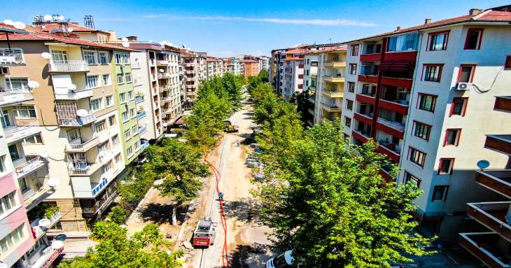 Sivas Caddesi Baştan Aşağı Yenileniyor