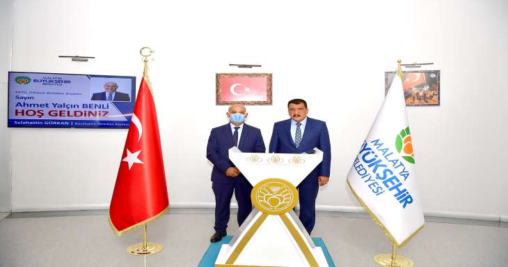 KKTC Gönyeli Belediye Başkanı Benli’den Başkan Gürkan’a ziyaret 