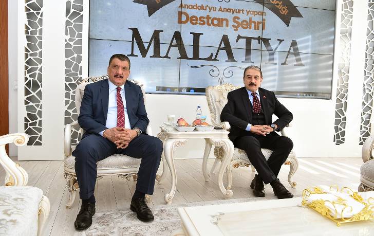 MESOB Başkanı Şevket Keskin, Malatya Büyükşehir Belediye Başkanı Selahattin Gürkan’a ziyarette bulundu.