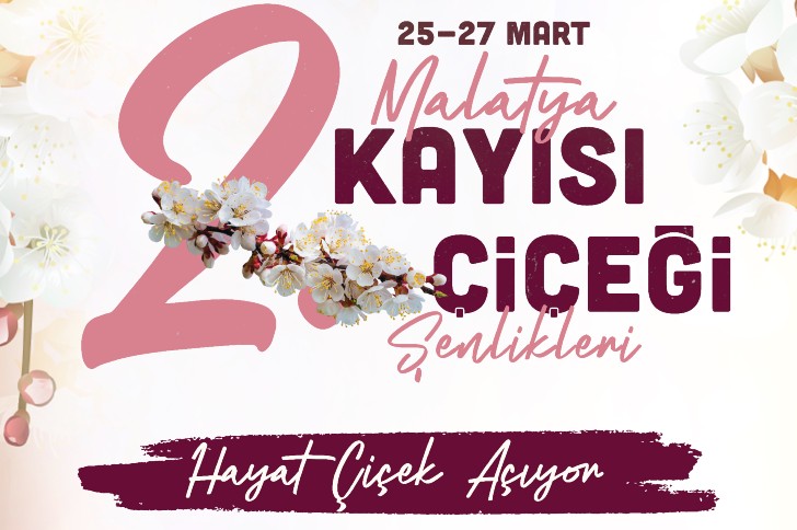 Kayısı Çiçeği Şenliği’nin ikincisi 25-27 Mart tarihleri arasında yapılacak.