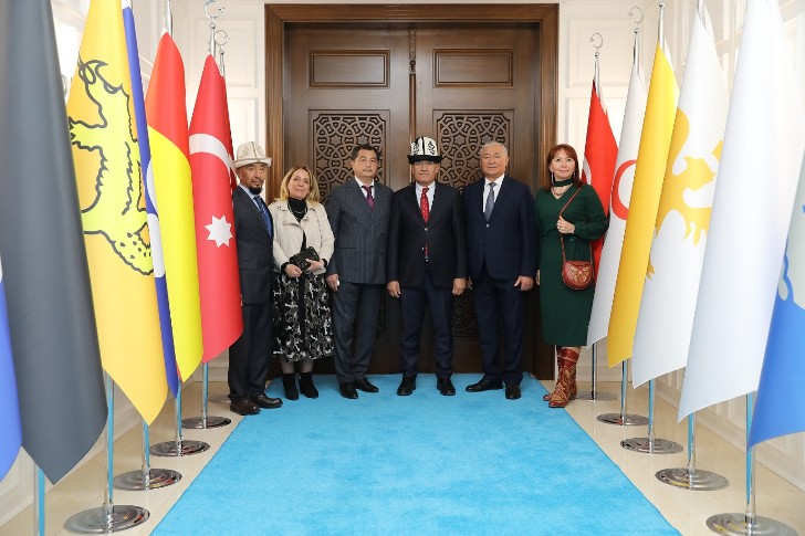 Kızgızıstan Heyetinden Başkan Güder’e Kardeşlik Ziyareti