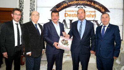 Başkan Gürkan, Kırgız Büyükelçi , Romanya ve Kıbrıs Heyetleri İle Bir Araya Geldi
