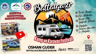 “İspendere Kamp Karavan Festivali” ile kamp ve karavan tutkunları Battalgazi’de buluşacak.
