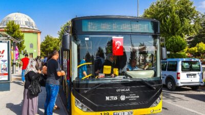 Büyükşehir Belediyesi bünyesinde hizmet veren otobüsler bayramda ücretsiz