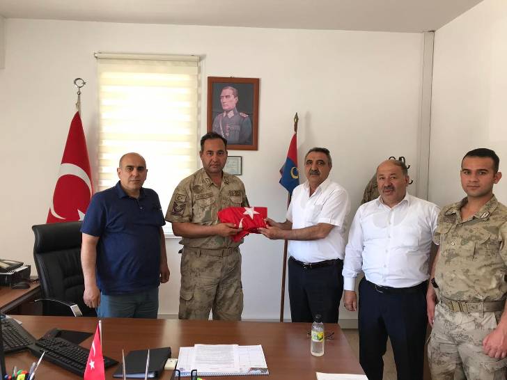 Arapgir Belediye Başkanı v. Basri Yılmaz Jandarma Komutanlığını Ziyaret Etti
