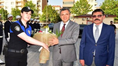 Vali Hulusi Şahin, İl Emniyet Müdürlüğü’nü ve İl Jandarma Komutanlığı’nı ziyaret etti