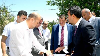 Başkan Gürkan, Samanköy DDY üst geçit köprüsü çalışmalarını inceledi.