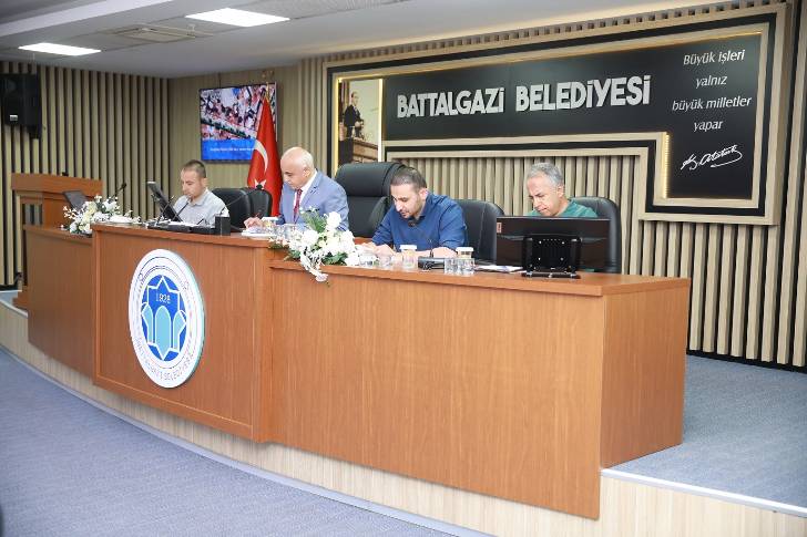 Battalgazi Belediye Meclisi, Temmuz ayı Olağan toplantısı tamamlandı