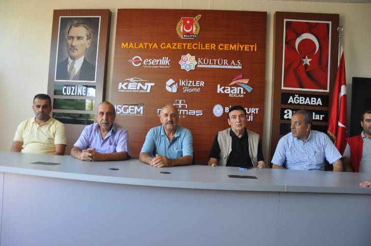 Kızılay Malatya Şube Başkanlığına atanan Osman Korkut Malatya Gazeteciler Cemiyetini ziyaret etti.