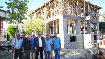 Faik Erdoğan Vakfı Cami inşaatı hızla devam ediyor..