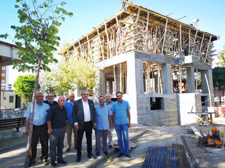 Faik Erdoğan Vakfı Cami inşaatı hızla devam ediyor..