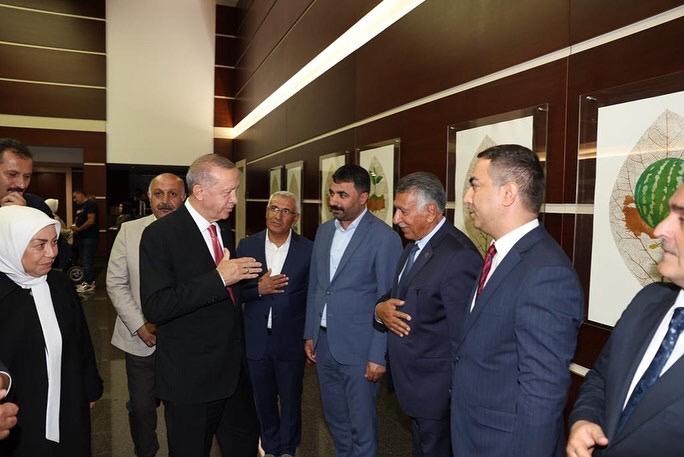 Malatya heyetinden Cumhurbaşkanı Erdoğan’a ziyaret