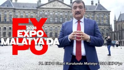Malatya Büyükşehir Belediye Başkanı Selahattin Gürkan,, EXPO 2028’in Malatya’da yapılacağını açıkladı.