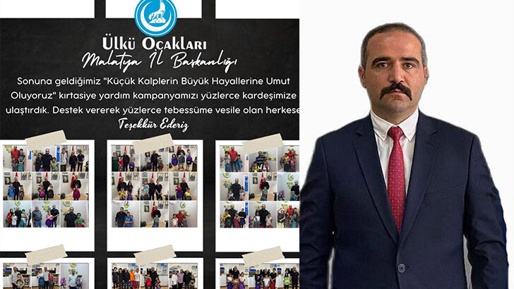 Ülkü Ocakları Malatya İl Başkanlığı’nca, Küçük Kalplerin Büyük Hayallerine Umut Oluyoruz Kampanyası Düzenlendi