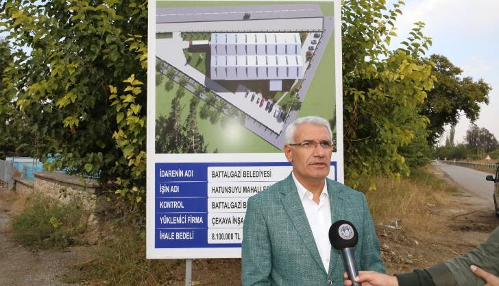 Battalgazi Belediye Başkanı Osman Güder, Tekstilkent Proje alanında incelemelerde bulundu