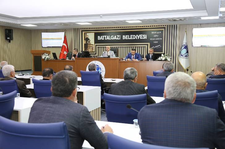 Battalgazi Belediye Meclisi, Ekim ayı olağan toplantısını tamamladı
