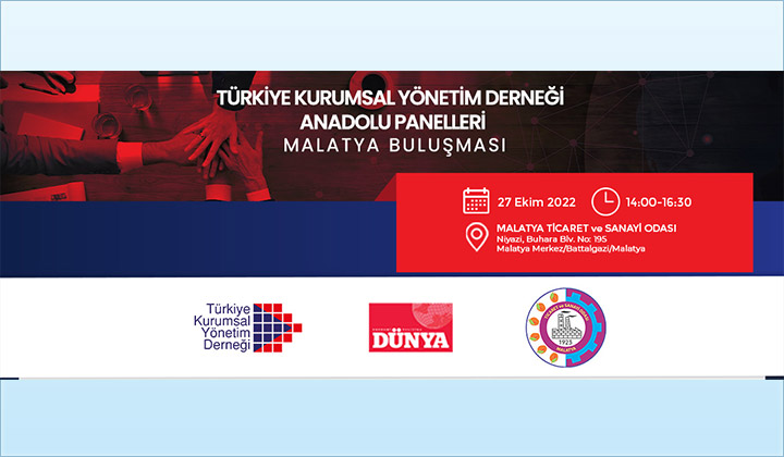 TKYD Paneli 27 Ekim 2022 tarihinde Malatya’da gerçekleştirilecek