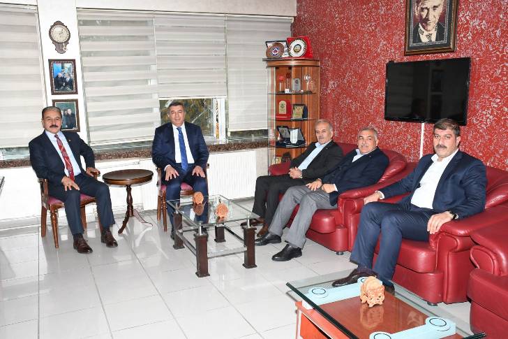 Ticaret Borsası Başkanı Özcan’dan Keskin’e ziyaret