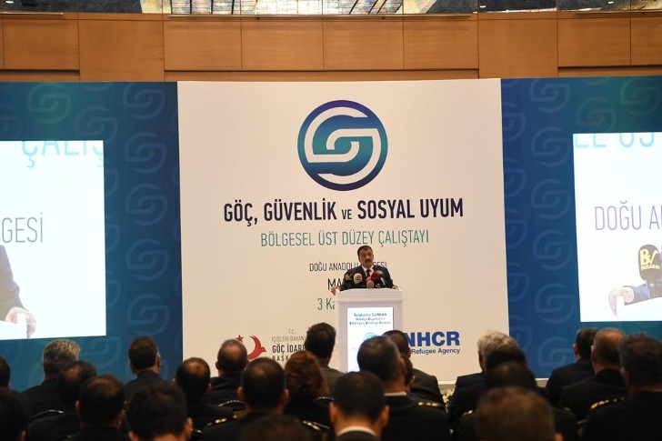 Göç Güvenlik ve Sosyal Uyum Bölge Çalıştayı Başkan Gürkan’ın konuşması