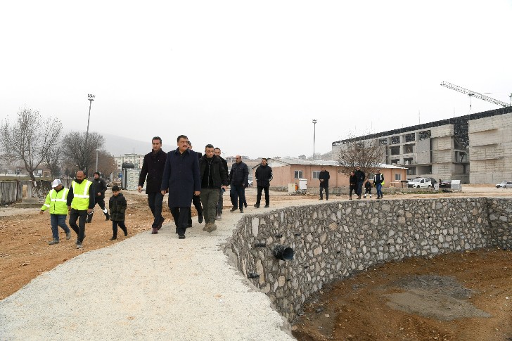 Başkan Gürkan, Orduzu Bölgesi’nde yapılan çalışmalarını yerinde inceledi