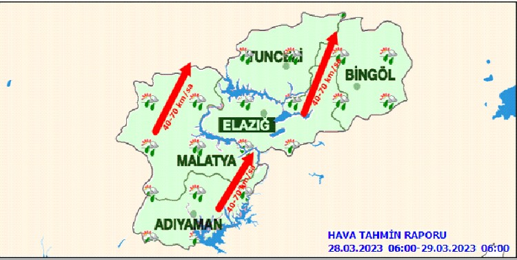 Malatya Hava Durumu 28 Mart 2023