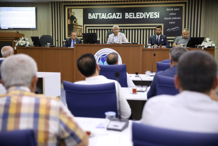 Battalgazi Meclisi Temmuz Ayı Olağan Toplantısı Tamamlandı
