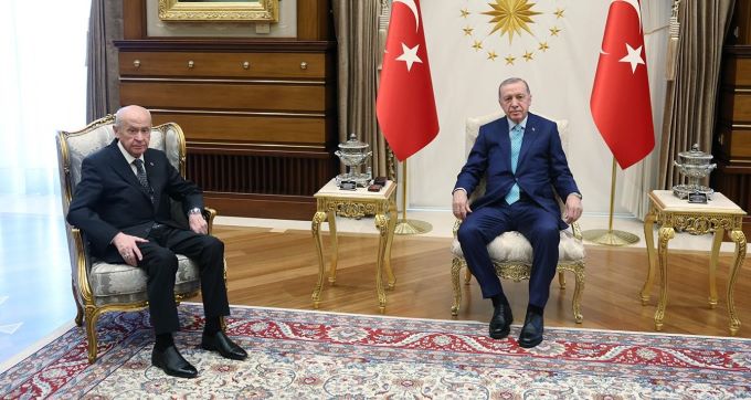 Erdoğan Ve Bahçeli Arasında Sürpriz Görüşme Sona Erdi