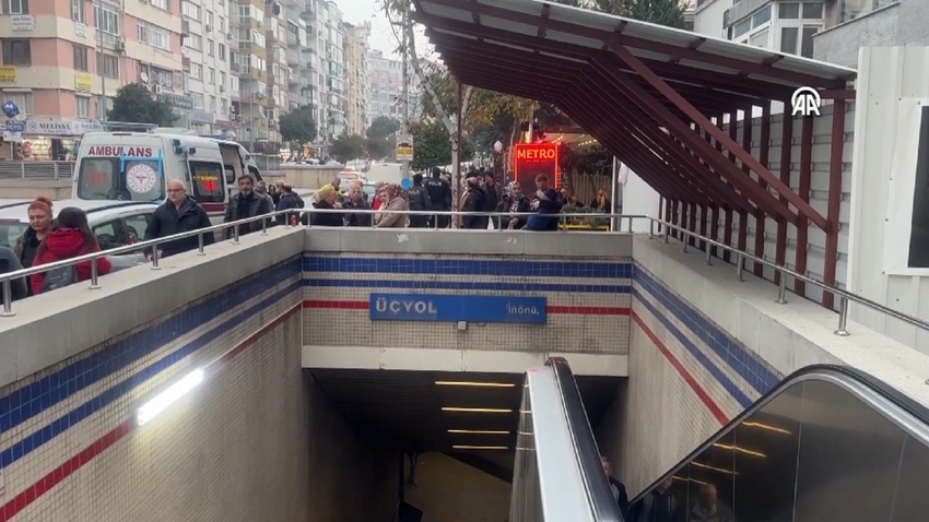 İzmir’de metro istasyonunda korkunç olay! Yürüyen merdiven ters yönde hareket etti; Yaralılar var