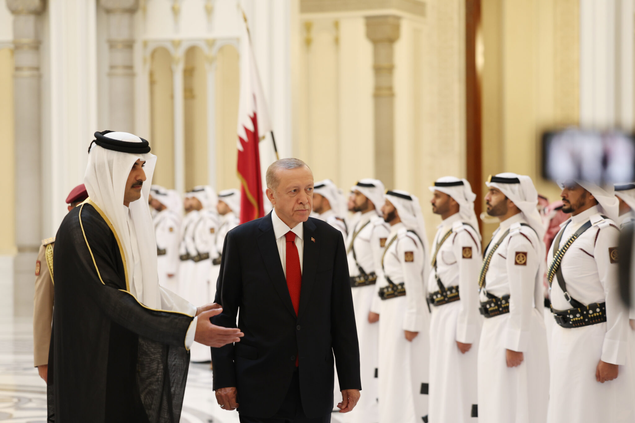 Cumhurbaşkanımız Recep Tayyip Erdoğan Katar Emiri Şeyh Temim bin Hamed Al Sani ile bir telefon görüşmesi gerçekleştirdi.