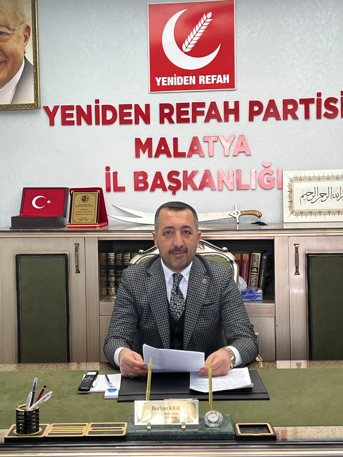 Yeniden Refah Partisi İl Başkanlığı Basın Açıklaması