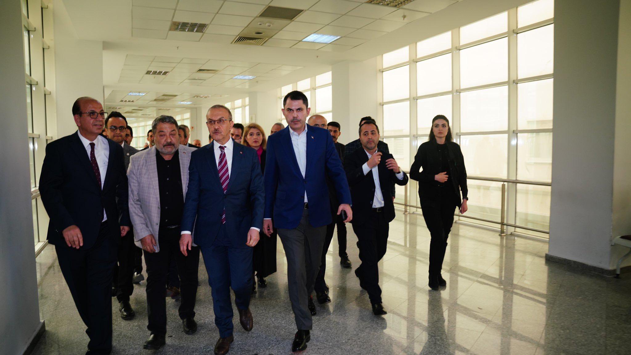 Bakan Murat Kurum’dan Ali Bakan’a Ziyaret