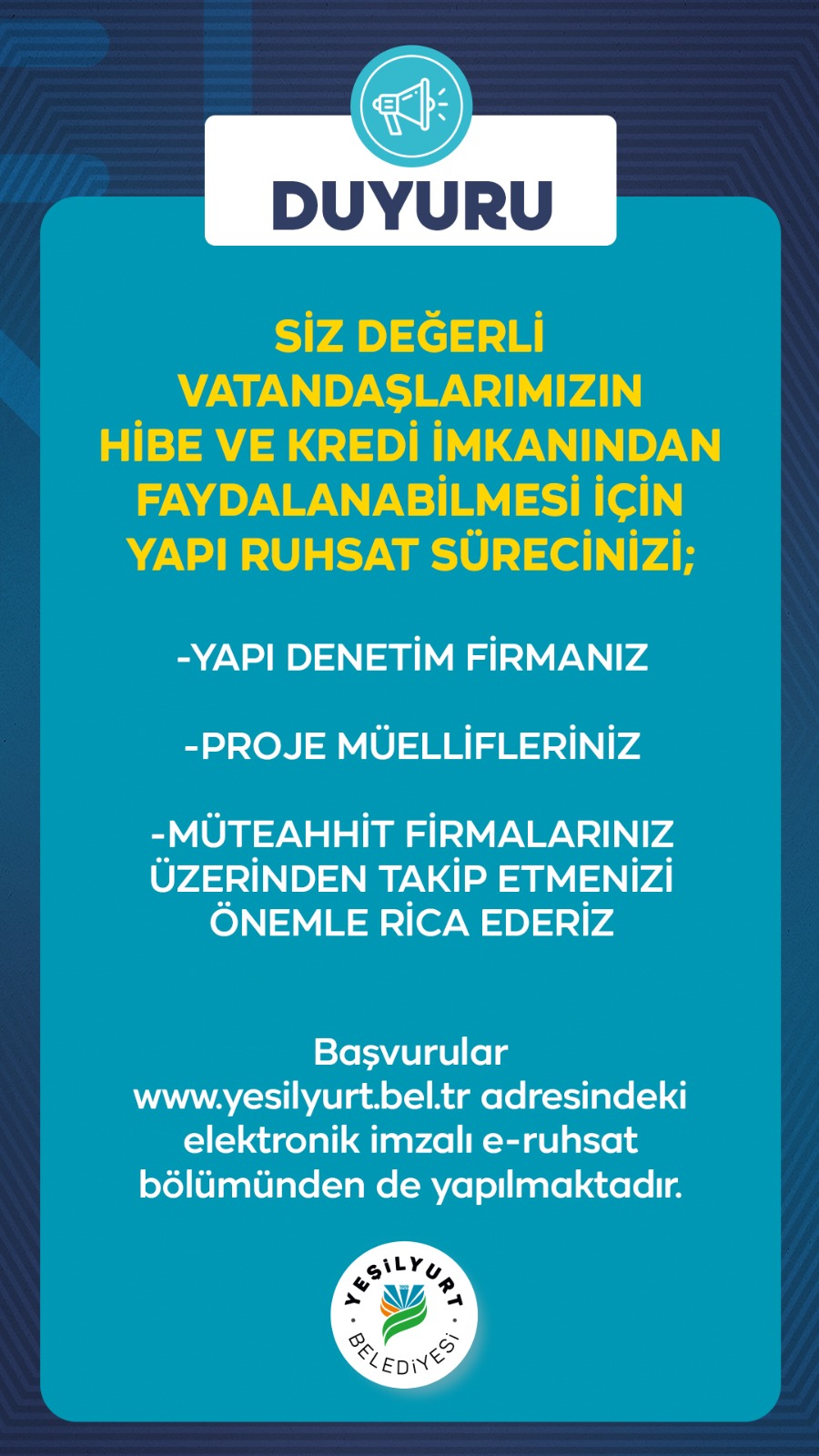 Yerinde Dönüşüm ve Hibe-Kredileri İçin Son Gün 30 Haziran 2025