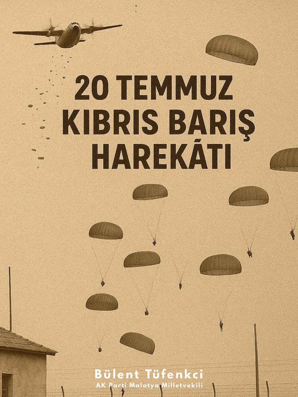 Bakan Bülent Tüfenkçi’den 20 Temmuz Kıbrıs Mesajı
