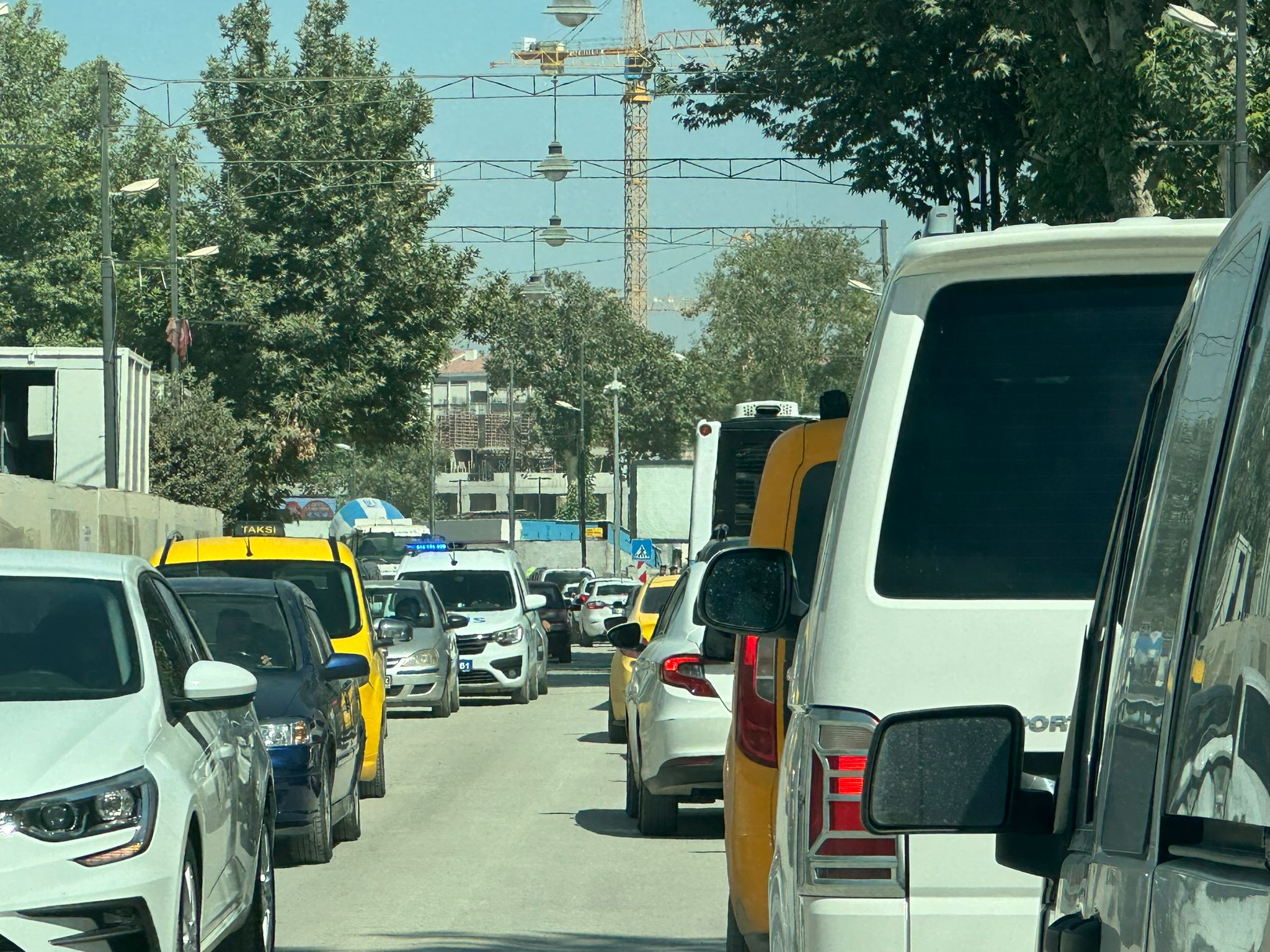 Malatya’da 3 kilometrelik yol 30 dakikada gidilebiliyor