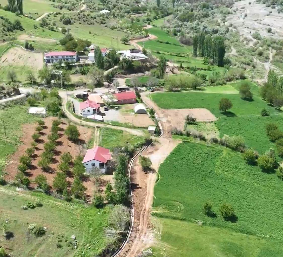 Pütürge Taşmış’ta modern sulama kanalı hizmete alındı