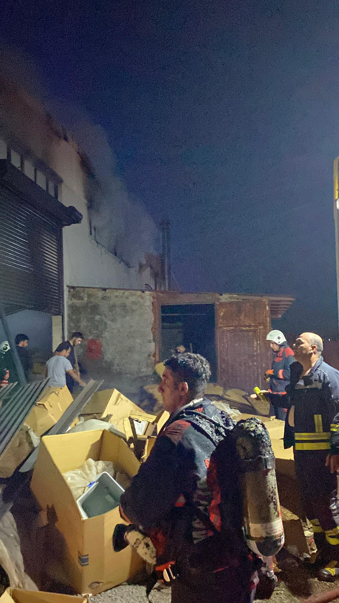 Malatya’da tütün fabrikasında yangın