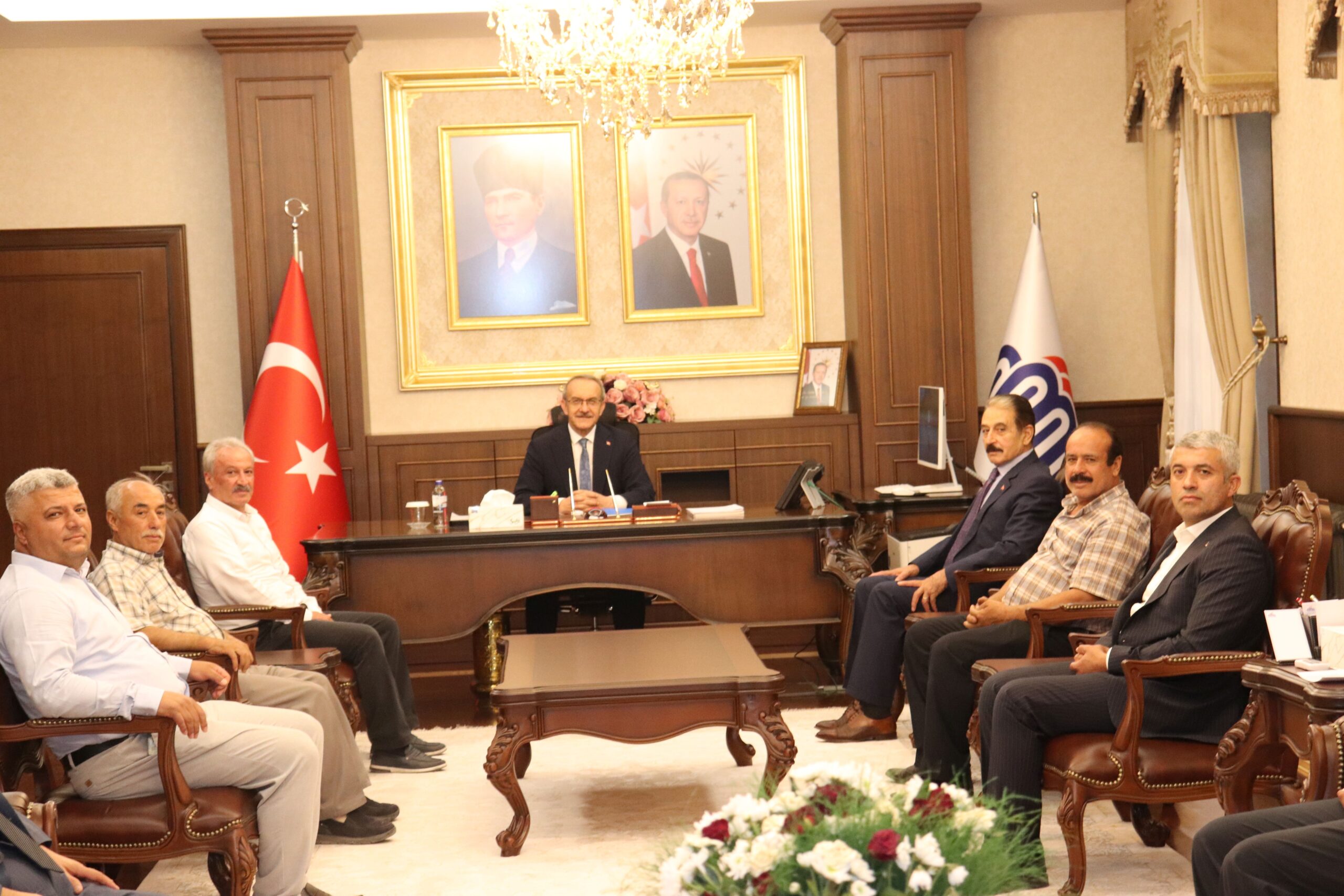 MESOB Başkanı Keskin ve Oda Başkanlarından Vali Yavuz’a Ziyaret