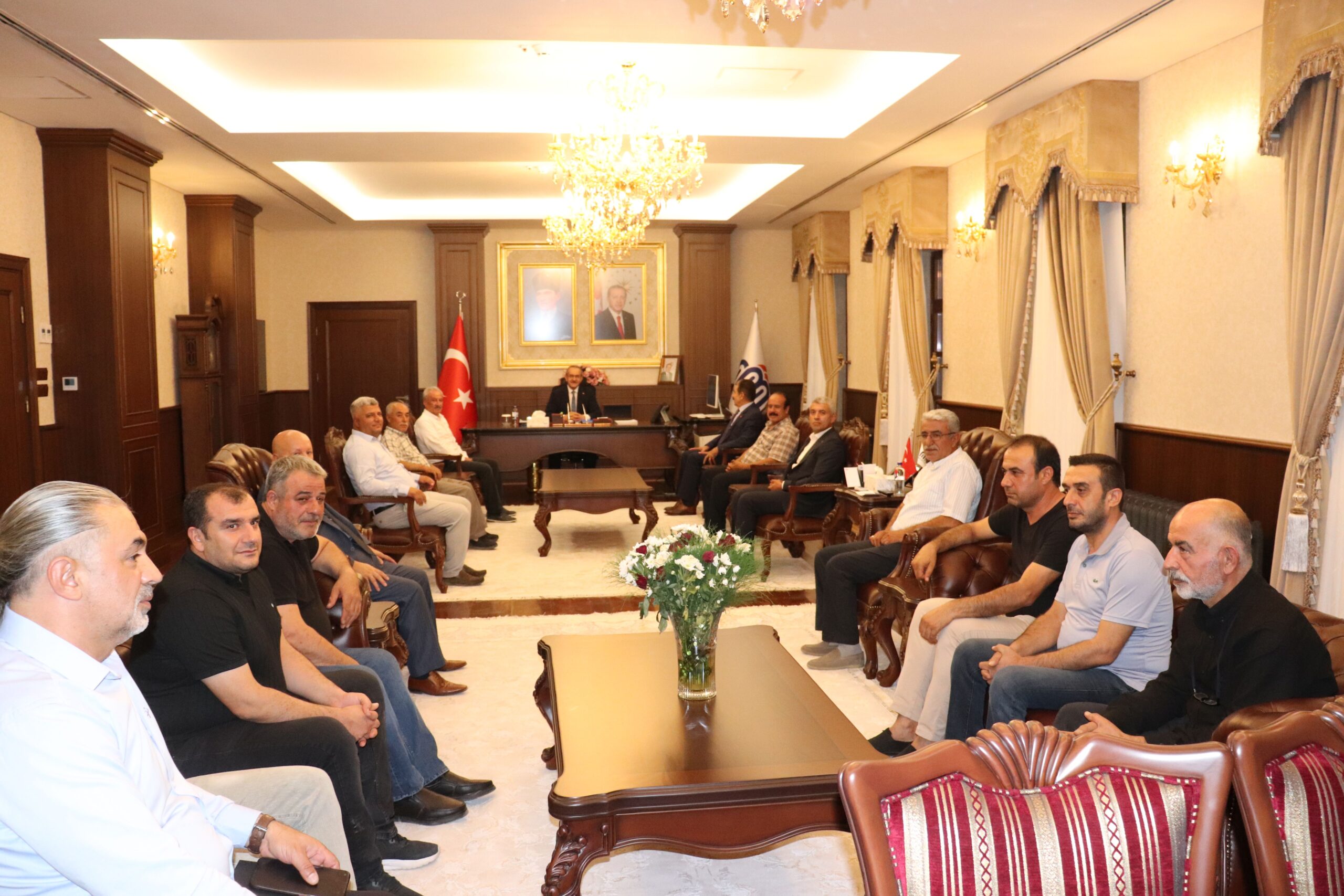 MESOB Başkanı Keskin ve Oda Başkanlarından Vali Yavuz’a Ziyaret