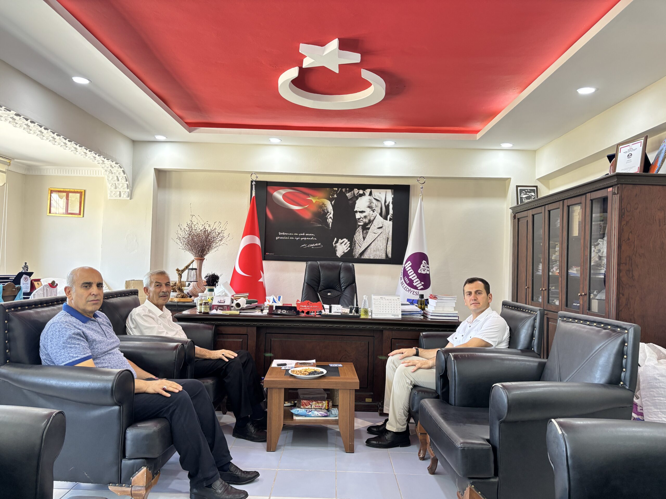 Arapgir Kaymakamı Muhammet Kılıçaslan’dan Başkan Haluk Cömertoğlu’na Ziyaret